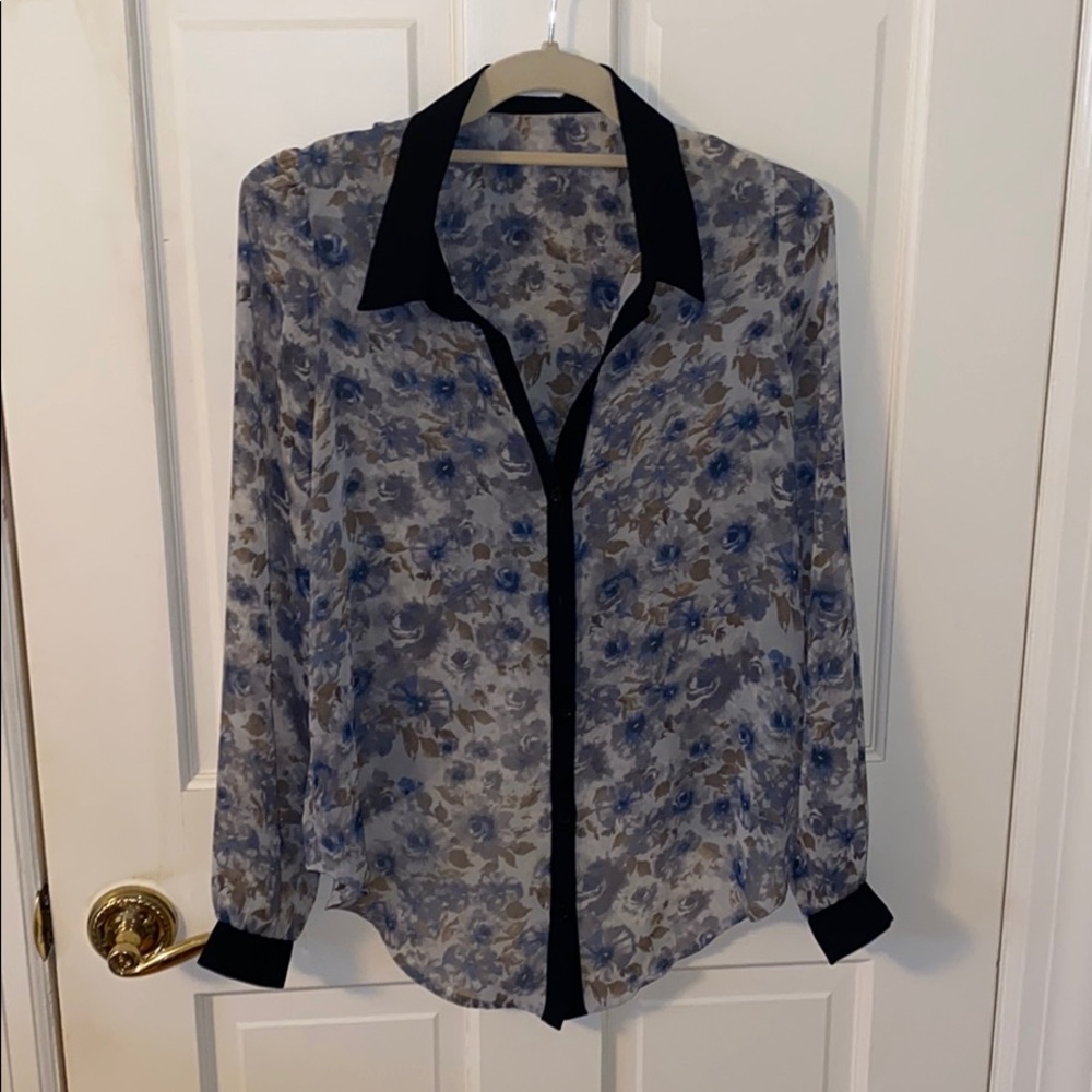 Button up floral shirt